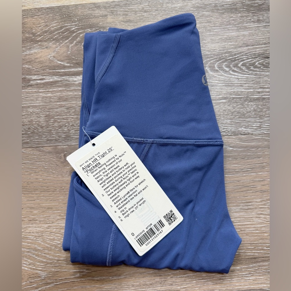 Align HR Tight 25” *Pockets - Water Drop